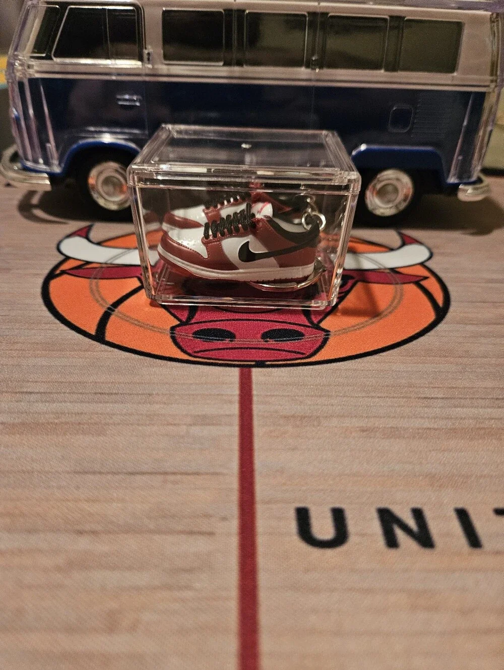 Pair of Mini sneaker keychain.